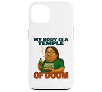 My Body Is A Temple Of Doom Funny Gaming Humor Case for iPhone 13