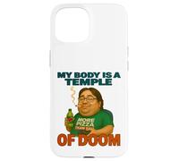 My Body Is A Temple Of Doom Funny Gaming Humor Case for iPhone 15