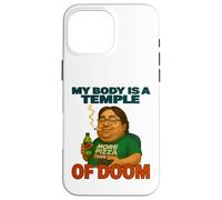 My Body Is A Temple Of Doom Funny Gaming Humor Case for iPhone 16 Pro Max