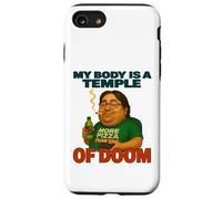 My Body Is A Temple Of Doom Funny Gaming Humor Case for iPhone SE (2020) / 7/8