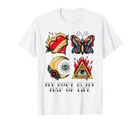 My Body is My Map of Life (Tattoo Graphic) T-Shirt
