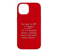 My Body Is Not A Temple It’s A Haunted House Weird Noises Case for iPhone 14
