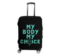 My Body My Choice Luggage Cover Travel Suitcase Protector Anti-Scratch Suitcase Cover L