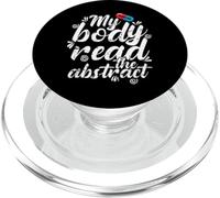 My Body Read Abstract Placebo Research Saying PopSockets PopGrip for MagSafe