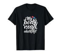 My Body Read Abstract Placebo Research Saying Value Graphic T-Shirt, Men, Black, M