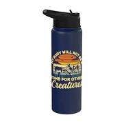My Body Will not be a Tomb for Other Creatures Funny Vegan Stainless Steel Insulated Water Bottle