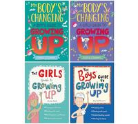 My Body's Changing & Guide to Growing Up Series 4 Books Collection Set By Anita Ganeri, Anita Naik, Phil Wilkinson (A Boy's Guide to Growing Up, A Girl's Guide to Growing Up, The Girls, The Boys)