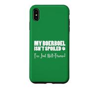 My Boerboel Isn't Spoiled I'm Just Well Trained Funny Case for iPhone XS Max