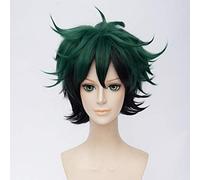 My Boku no hero Academia Wig Hair Midoriya Izuku Green Short Hair Men & Women wigs for Cosplay Costume +Free Wig Cap B