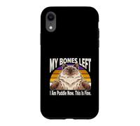 My Bones Left I Am Puddle Now This Is Fine Cat Case for iPhone XR