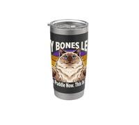 My Bones Left I Am Puddle Now This is Fine Cat Stainless Steel Insulated Tumbler
