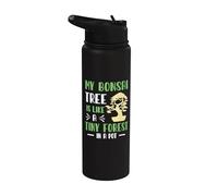 My Bonsai Tree is Like a Tiny Forest in a Pot - Bonsai Tree Stainless Steel Insulated Water Bottle