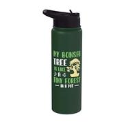 My Bonsai Tree is Like a Tiny Forest in a Pot - Bonsai Tree Stainless Steel Insulated Water Bottle