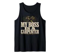 My Boss is A Carpenter Christian Faith Men Women Tank Top