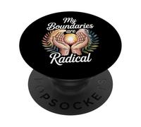 My Boundaries Are Radical Self-Care Mental Health PopSockets Adhesive PopGrip