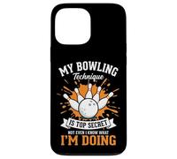 My Bowling Technique Is Top Secret Bowling Bowler Case for iPhone 13 Pro Max