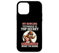My Bowling Technique Top Secret Funny Bowling Case for iPhone 12 mini