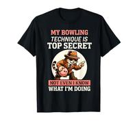 My Bowling Technique Top Secret Funny Bowling T-Shirt