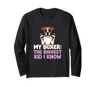 My Boxer The Biggest Kid I Know Dog Lover Humor Long Sleeve T-Shirt