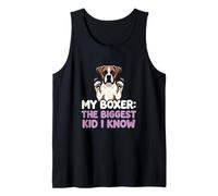 My Boxer The Biggest Kid I Know Dog Lover Humor Tank Top