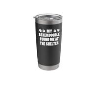 My Boxerdoodle Found Me At The Shelter Stainless Steel Insulated Tumbler