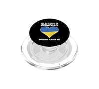 My Boyfriend Is Ukrainian Nothing Scares Me - Ukraine Heart PopSockets PopGrip for MagSafe