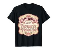 My Boys are My Favorite Problem Funny Mother's Day Mom Sons Value Graphic T-Shirt