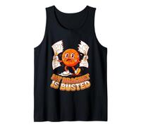 My Bracket is Busted Retro Hoops Mascot Funny Tank Top