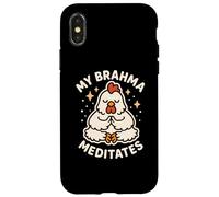 My Brahma Chicken Meditates Cute Funny Case for iPhone X/XS