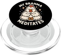 My Brahma Chicken Meditates Cute Funny PopSockets PopGrip for MagSafe