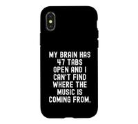 my brain has 47 tabs open and i cant find where the music Case for iPhone X/XS
