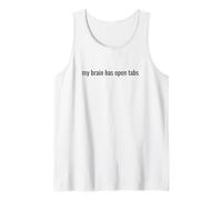 My Brain Has Open Tabs Neurodivergent Pride Tank Top