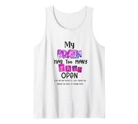 My Brain Has Too Many Tabs Open Funny Snarky Sarcastic Tank Top
