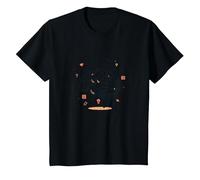 My Brain Has Too Many Tabs Open T-Shirt, Kids, Black, 3 Years