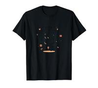 My Brain Has Too Many Tabs Open T-Shirt, Men, Black, M