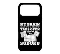 My Brain Has Too Many Tabs Open They're All Sudoku Case for iPhone 17 Pro Max