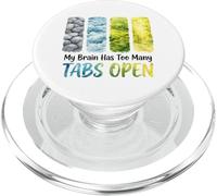 My Brain Has Too Many Tabs Open Watercolor PopSockets PopGrip for MagSafe