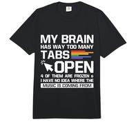 My Brain Has Way Too Many Tabs Open Software Developer Nerd Comfort Colors Adult Heavyweight T-Shirt