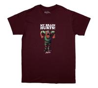 My Brain Hurts T Shirt Monty Python Red S