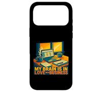 My Brain In Love Business Entrepreneur Humor Work Motivation Case for iPhone 17 Pro Max