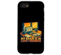 My Brain In Love Business Entrepreneur Humor Work Motivation Case for iPhone SE (2020) / 7/8