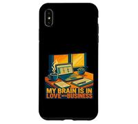 My Brain In Love Business Entrepreneur Humor Work Motivation Case for iPhone XS Max