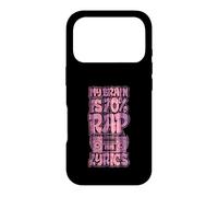 My Brain is 70 Percent Rap Lyrics Case for iPhone 17 Pro