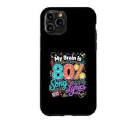 My Brain Is 80 Percent Song Lyrics Music Case for iPhone 11 Pro