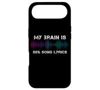 My Brain Is 80 Percent Song Lyrics Music Lover Musician Case for iPhone Air