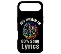 My Brain Is 80 Percent Song Lyrics Music Lover Musician Case for iPhone Air
