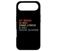 My Brain Is 80% Song Lyrics & 20% Movie Quotes Funny Case for iPhone Air