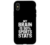 My Brain Is 90% Sports Stats Athletic Knowledge - Case for iPhone X/XS