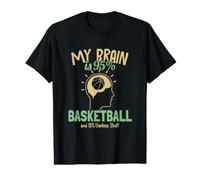 My Brain is 95% Basketball Pro Player Lover Basketball Value Graphic T-Shirt