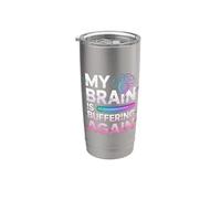 My Brain is Buffering Again Smart Intelligent Nerd ||- Stainless Steel Insulated Tumbler